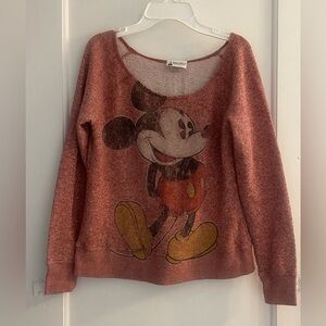 Disney Parks Women’s Mickey Mouse Oversized Sweatshirt Size XS